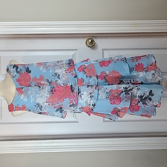 S.L. Fashions Chiffon Dress NWT - Picture 5 of 15